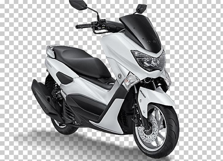 Scooter Yamaha NMAX Motorcycle Yamaha FZ150i Car PNG, Clipart, Automotive Design, Automotive Exterior, Automotive Lighting, Automotive Wheel System, Black And White Free PNG Download