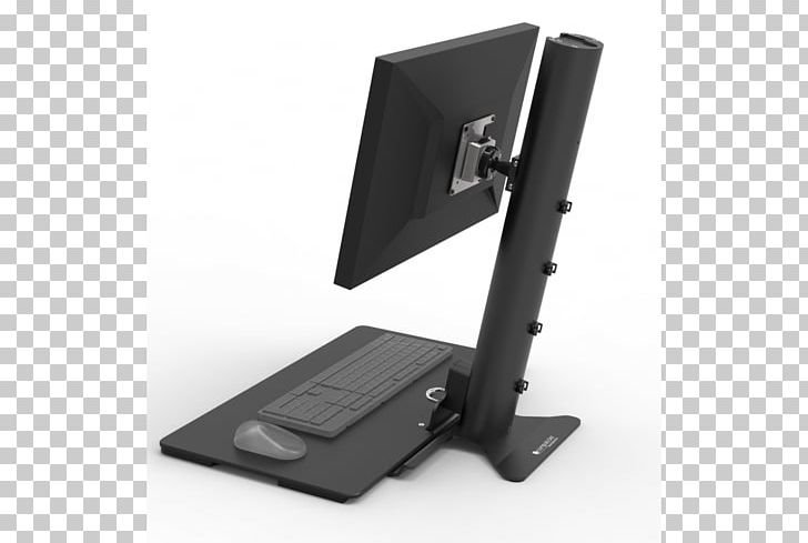 Sit-stand Desk Computer Keyboard Computer Mouse Computer Monitors Standing Desk PNG, Clipart, Angle, Computer Keyboard, Computer Monitor Accessory, Desk, Electronics Free PNG Download