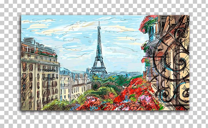 Eiffel Tower Work Of Art Canvas Painting PNG, Clipart, Arch, Art, Canvas, Canvas Print, Eiffel Tower Free PNG Download