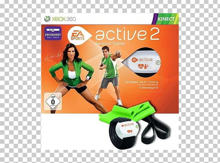 Xbox 360 EA Sports Active 2 Wii Kinect PNG, Clipart, Brand, Ea Sports, Ea Sports Active, Electronic Arts, Game Free PNG Download