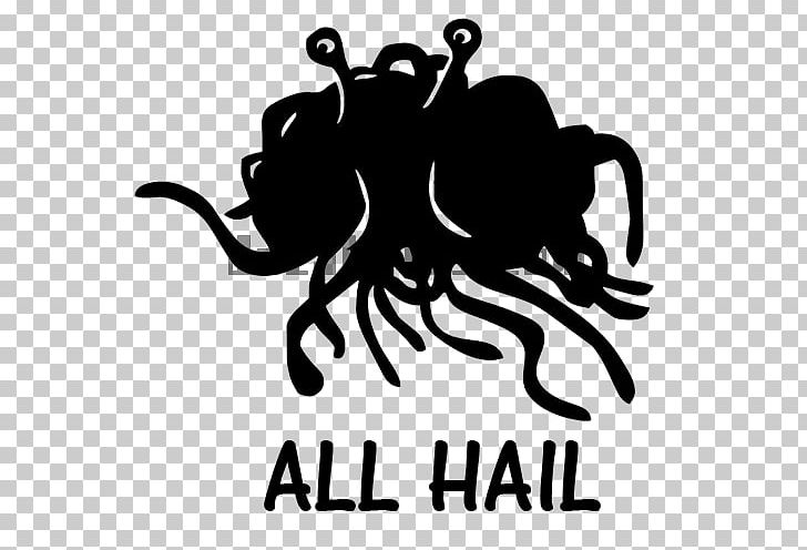 The Gospel Of The Flying Spaghetti Monster Decal PNG, Clipart, Atheism, Black, Black And White, Brand, Creationism Free PNG Download