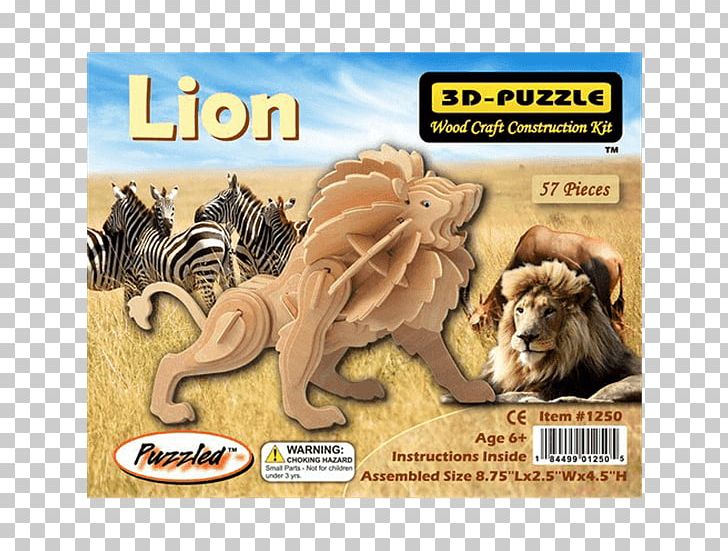 Lion Jigsaw Puzzles 3D-Puzzle Three-dimensional Space PNG, Clipart, Animal, Animals, Big Cats, Carnivoran, Cat Like Mammal Free PNG Download
