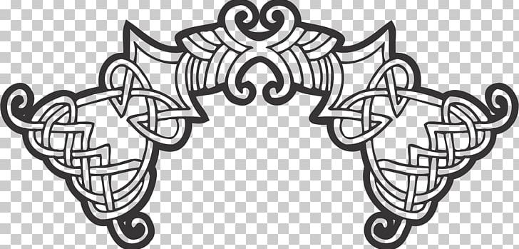Ornament Celtic Knot Celts Drawing PNG, Clipart, Angle, Auto Part, Black, Black And White, Celtic Free PNG Download