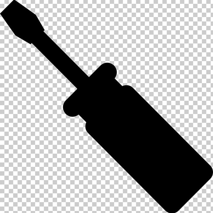 Screwdriver Tool Silhouette PNG, Clipart, Black And White, Bolt, Computer Icons, Encapsulated Postscript, Information Free PNG Download