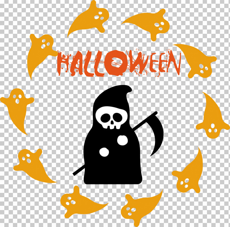 Happy Halloween PNG, Clipart, Beak, Happiness, Happy Halloween, Line, Logo Free PNG Download