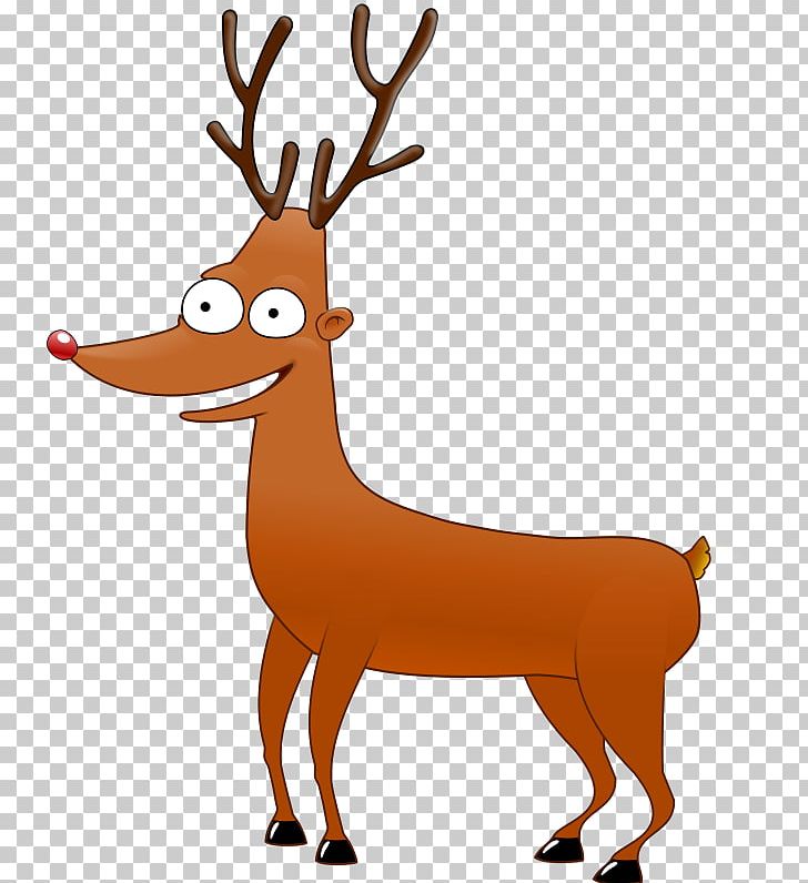 Rudolph Reindeer Santa Claus Cartoon PNG, Clipart, Animal Figure, Animation, Antler, Cartoon, Christmas Free PNG Download