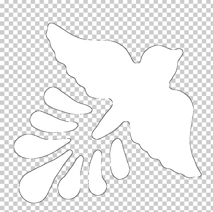 Petal Leaf Finger PNG, Clipart, Area, Artwork, Black And White, Branch, Butterfly Free PNG Download