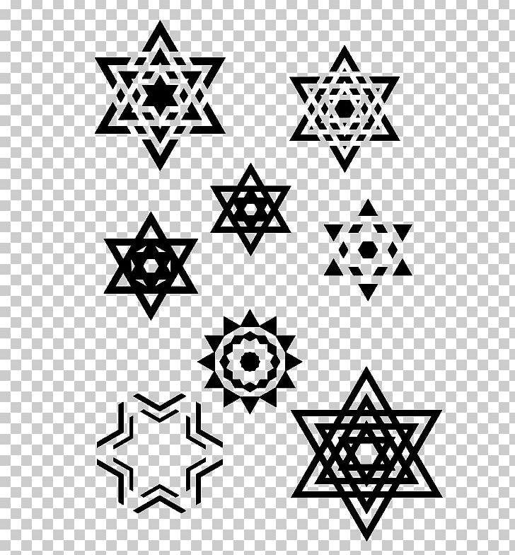 Hexagram Creative Collection PNG, Clipart, Black, Black And White, Circle, Crea, Design Free PNG Download