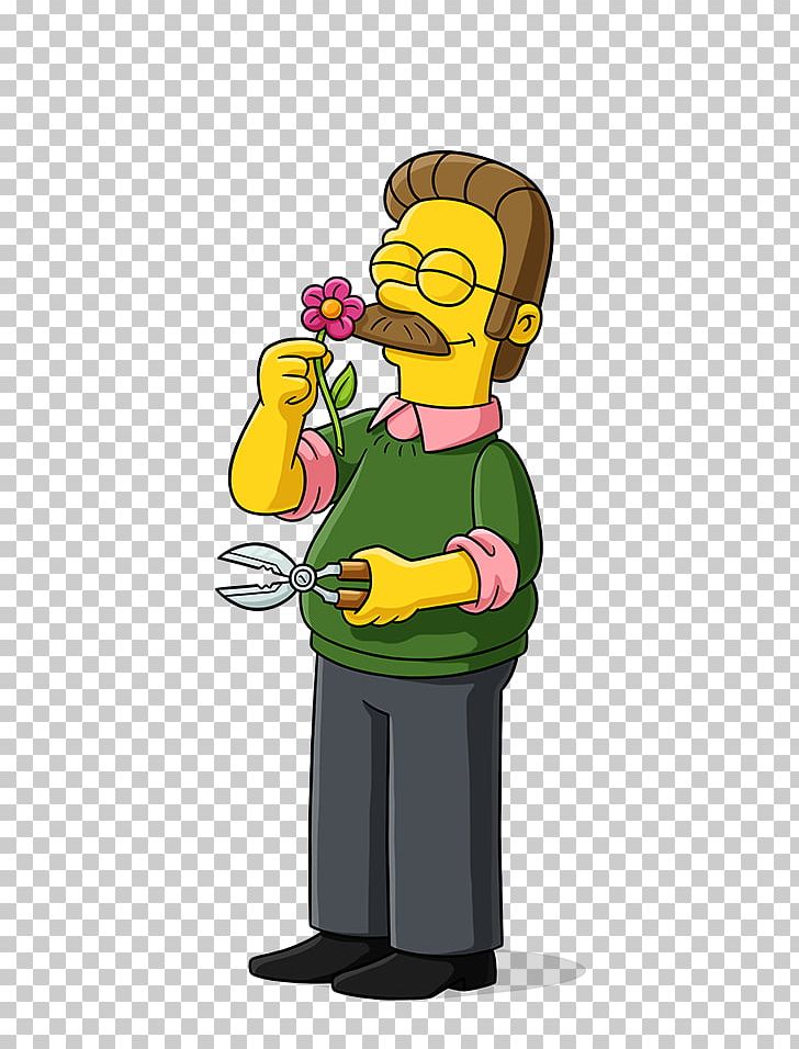 Ned Flanders Marge Simpson Homer Simpson Krusty The Clown Bart Simpson PNG, Clipart, Art, Cartoon, Character, Chief Wiggum, Fictional Character Free PNG Download
