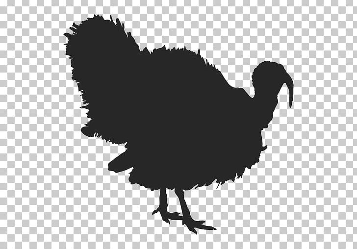 Turkey Meat Silhouette PNG, Clipart, Animals, Bird, Black And White, Chicken, Decal Free PNG Download