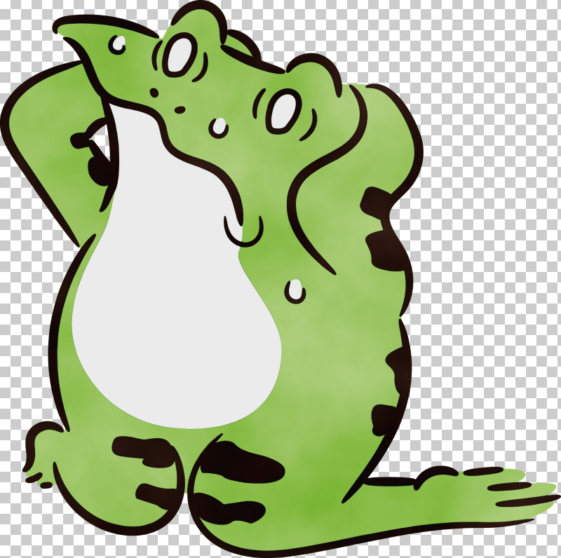 True Frog Cartoon Toad Green Animal Figurine PNG, Clipart, Animal Figurine, Cartoon, Green, Omg Emoji, Paint Free PNG Download