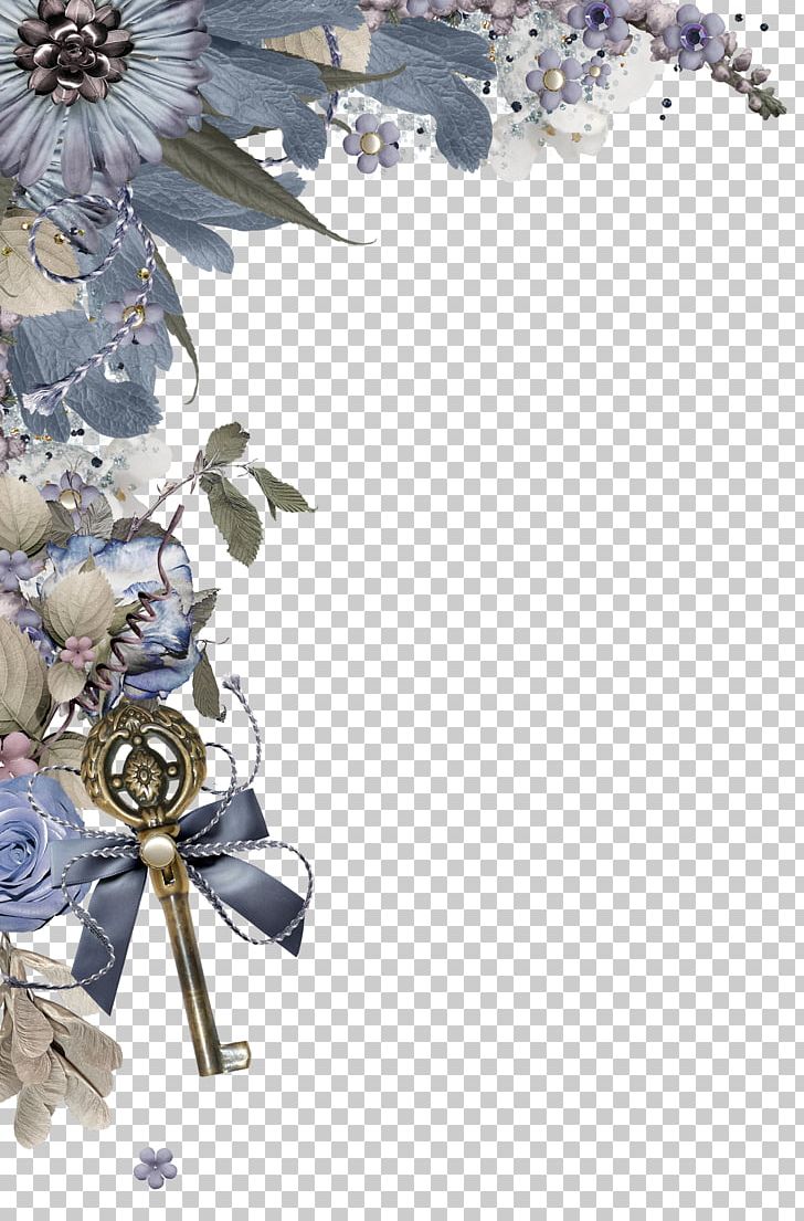 Floral Design Flower Desktop PNG, Clipart, Art, Blossom, Blue, Bordure, Branch Free PNG Download
