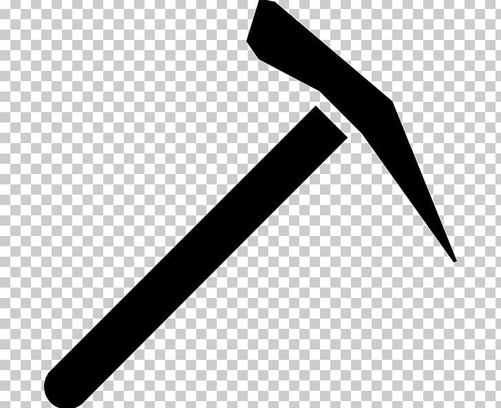Computer Icons Pickaxe PNG, Clipart, Angle, Black, Black And White, Computer Icons, Encapsulated Postscript Free PNG Download
