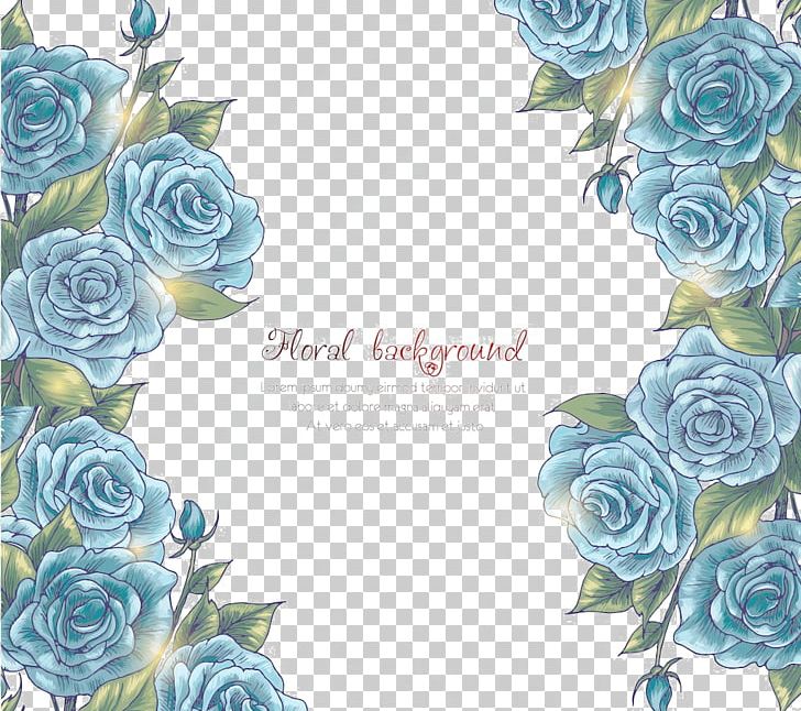 Flower Blue Rose Illustration PNG, Clipart, Artificial Flower, Blue, Classic, Color, Curve Free PNG Download