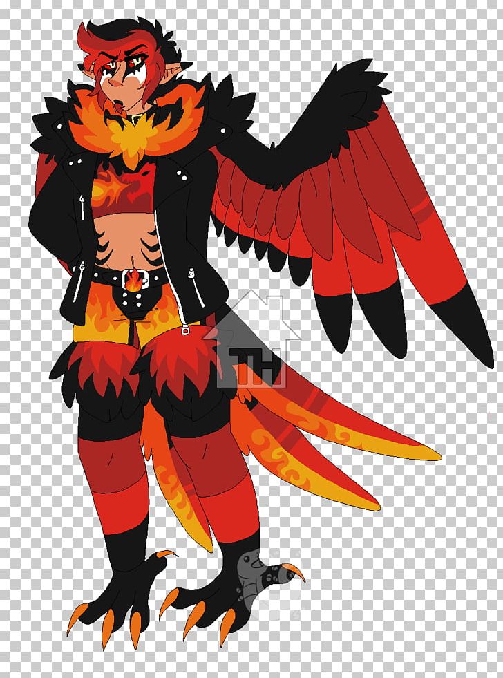 Illustration Demon Bird Beak PNG, Clipart, Art, Beak, Bird, Bird Of Prey, Costume Free PNG Download
