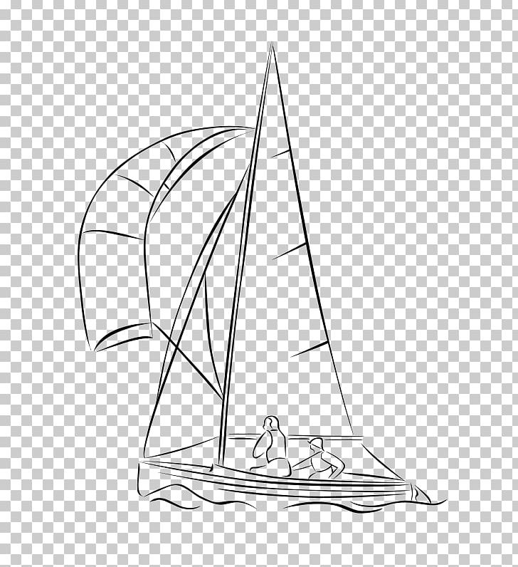 Sailing Ship Line Art Drawing PNG, Clipart, Angle, Area, Artwork, Black And White, Boat Free PNG Download