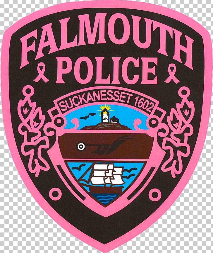 Falmouth Police Department Badge Police Officer Law Enforcement PNG, Clipart, Area, Badge, Beat, Brand, Breast Cancer Free PNG Download