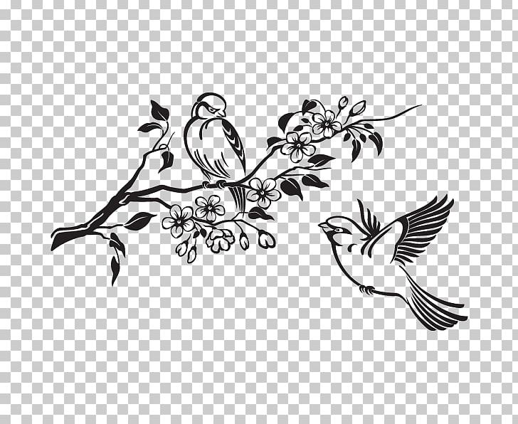 Wall Decal Sticker Branch PNG, Clipart, Adhesive, Advertising, Art, Beak, Bird Free PNG Download