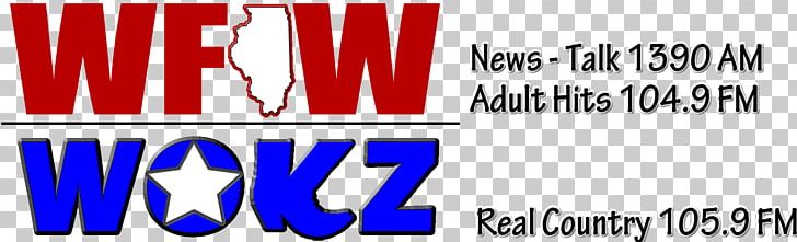 WFIW-FM Wayne County Health Department Radio Station WOKZ PNG, Clipart, Advertising, Banner, Blue, Brand, Broadcasting Free PNG Download