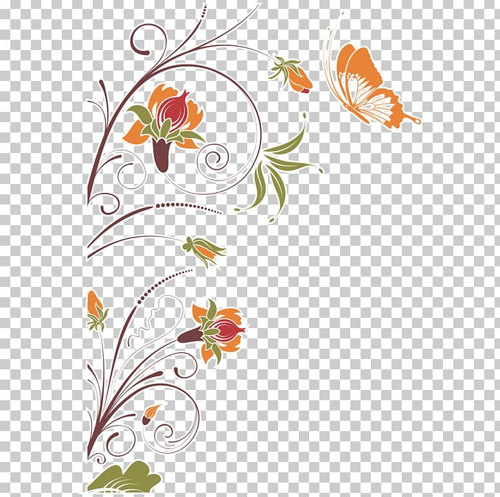 Butterfly Flower PNG, Clipart, Arabesco, Arabesque, Art, Branch, Bud Free PNG Download