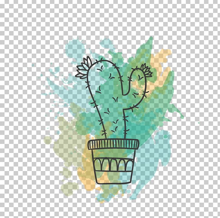 Cactaceae Watercolor Painting Drawing PNG, Clipart, Art, Black, Cactus, Cactus Cartoon, Cactus Flower Free PNG Download