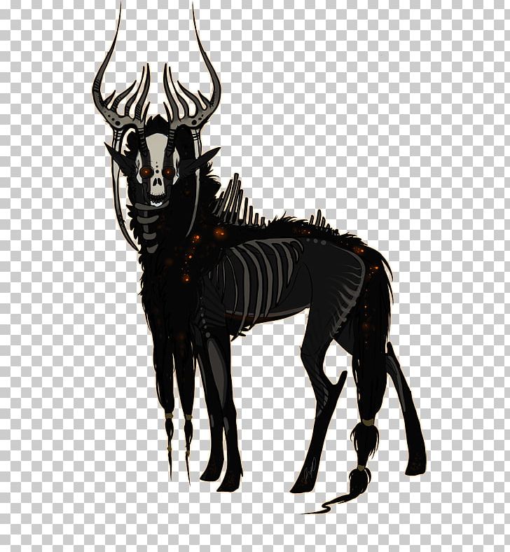 Deer Cattle Antelope Horse Mammal PNG, Clipart, Animals, Antelope, Black And White, Cattle, Cattle Like Mammal Free PNG Download