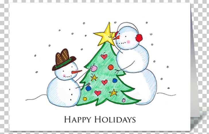 Christmas Tree Greeting & Note Cards Christmas Card PNG, Clipart, Area, Art, Character, Christmas, Christmas Card Free PNG Download