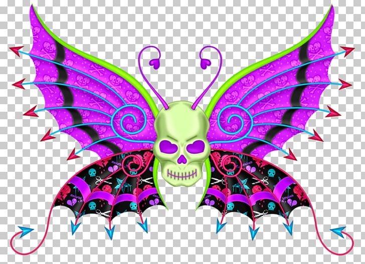 Butterfly Skull Calavera Skeleton PNG, Clipart, Bone, Creative Artwork, Creative Background, Creative Graphics, Creative Logo Design Free PNG Download