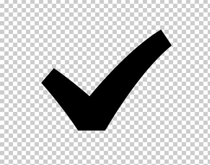 Check Mark Checkbox Computer Icons PNG, Clipart, Angle, Black, Black And White, Bookmark, Brand Free PNG Download