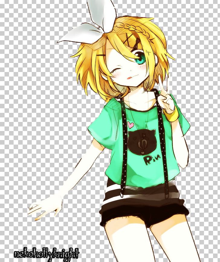 Kagamine Rin/Len Hatsune Miku: Project DIVA Vocaloid PNG, Clipart, Anime, Art, Brown Hair, Cartoon, Computer Wallpaper Free PNG Download