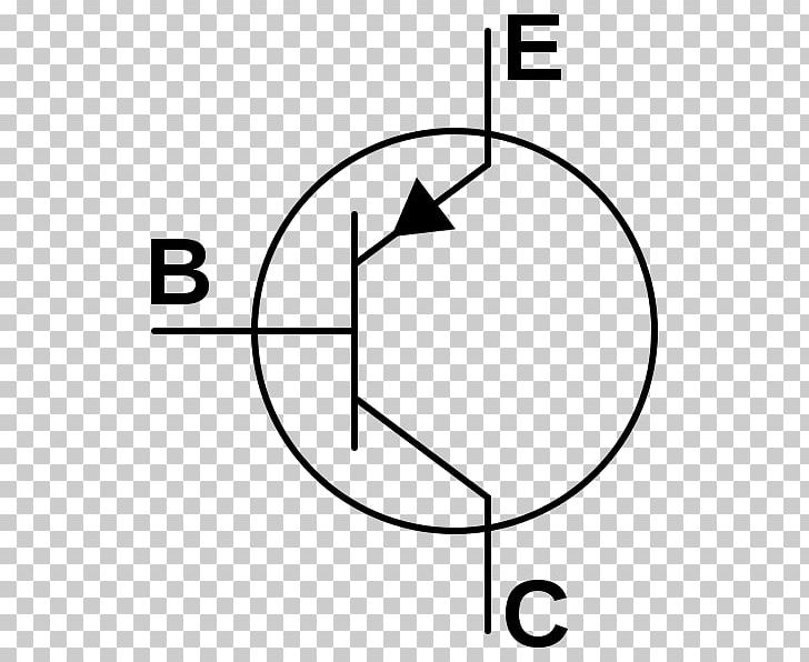 Bipolar Junction Transistor Electronic Symbol NPN Electronic Circuit PNG, Clipart, Angle, Area, Bc548, Bipolar Junction Transistor, Black Free PNG Download