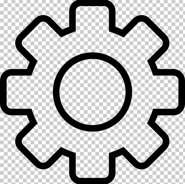 Computer Icons PNG, Clipart, Area, Black And White, Circle, Cogs, Computer Free PNG Download