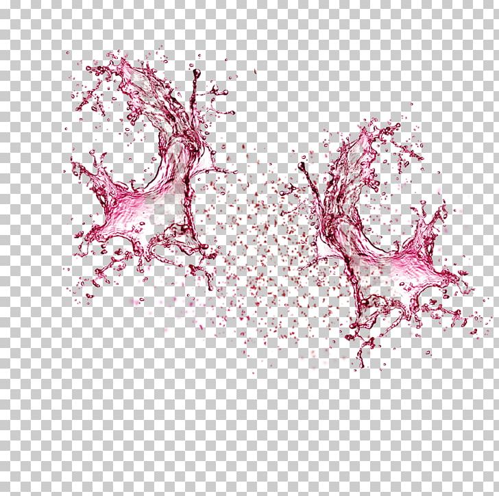 Red Wine Sparkling Wine Rosxe9 PNG, Clipart, Branch, Cherry Blossom, Color, Color Splash, Download Free PNG Download