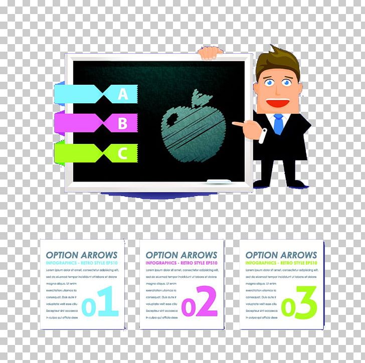 Blackboard Cartoon PNG, Clipart, Brand, Business, Business Card, Business Card Background, Business Man Free PNG Download