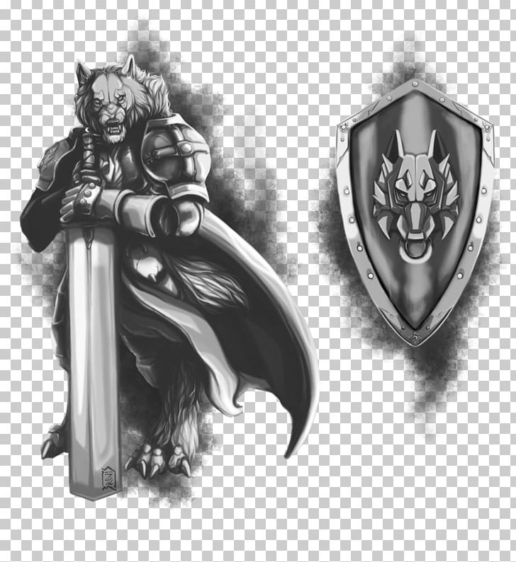 Drawing Legendary Creature Knight /m/02csf PNG, Clipart, Black And White, Drawing, Fantasy, Fictional Character, Knight Free PNG Download