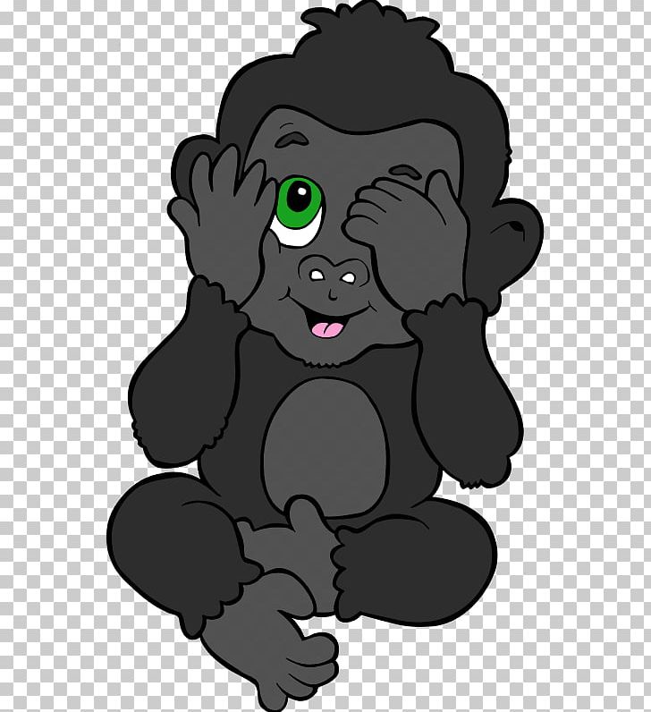 Gorilla PNG, Clipart, Animal, Animals, Art, Black, Black And White Free PNG Download