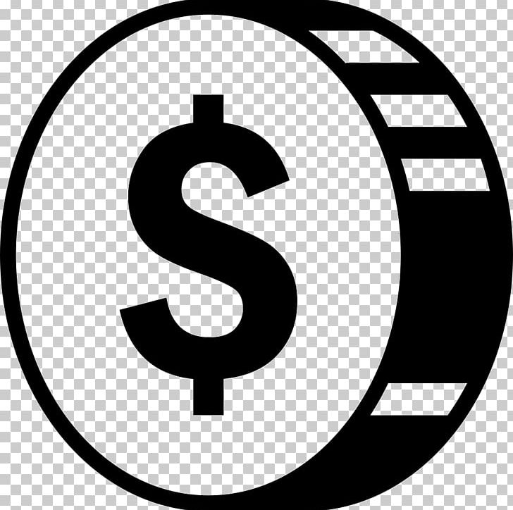 Graphics Dollar Coin United States Dollar Computer Icons PNG, Clipart, Area, Bank, Black And White, Brand, Cent Free PNG Download