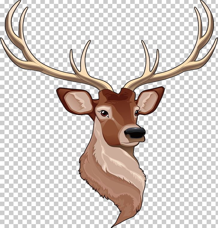 Reindeer Cartoon PNG, Clipart, Antler, Antlers, Arts And Crafts, Avatars, Avatar Vector Free PNG Download