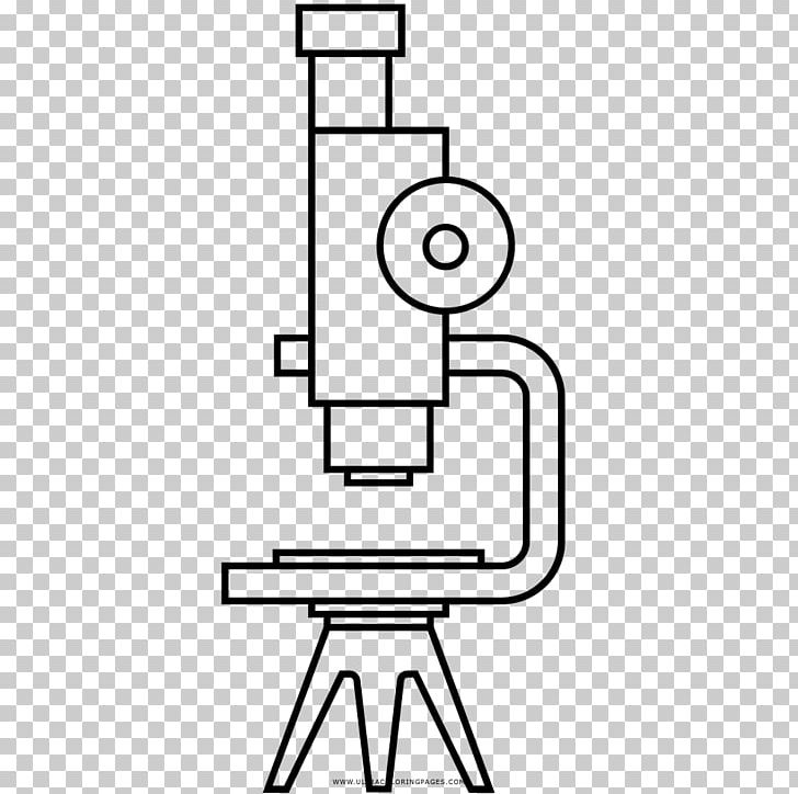 Drawing Optical Microscope Coloring Book Black And White PNG, Clipart, Angle, Art, Bacteria, Black And White, Coloring Book Free PNG Download