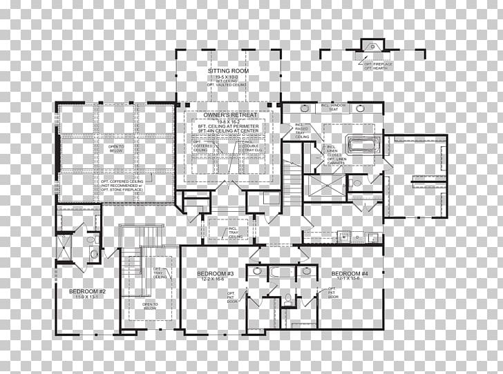 Floor Plan House Plan PNG, Clipart, Angle, Area, Bathroom, Bed, Black And White Free PNG Download
