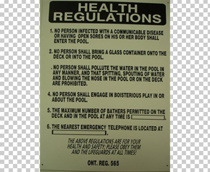 Ontario Safety Regulation Health Commercial Pool & Spa Supplies PNG, Clipart, California, Dynamic Water Law, Health, Label, Marker Pen Free PNG Download