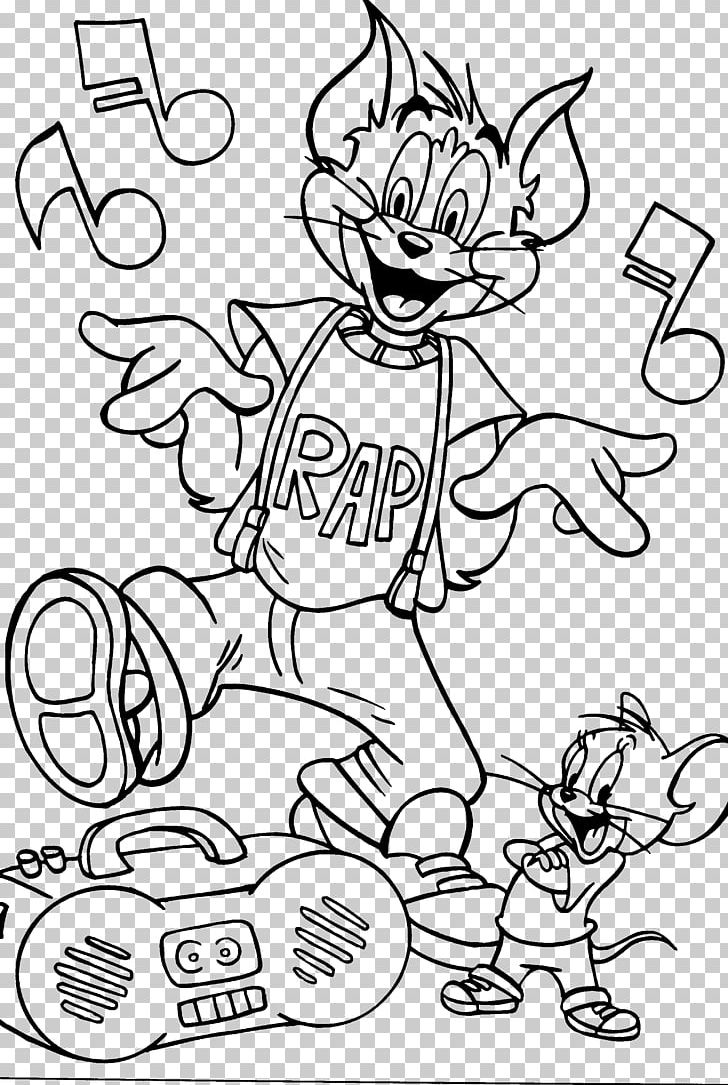 Tom Cat Jerry Mouse Tom And Jerry Coloring Book Drawing PNG ...
