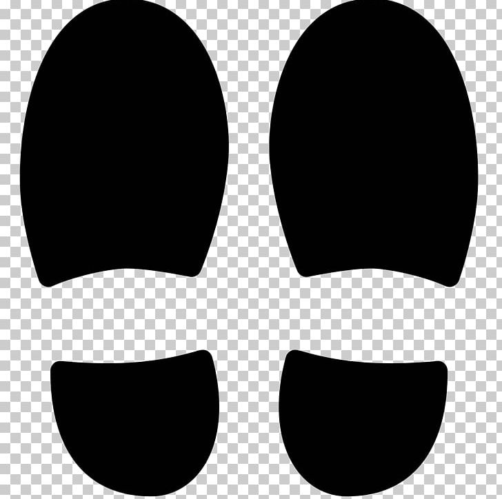 Computer Icons Footprint Shoe PNG, Clipart, Black, Black And White, Circle, Computer Icons, Foot Free PNG Download