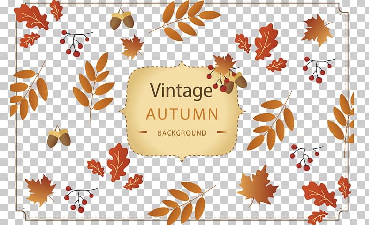 Autumn Post Cards Vintage Clothing PNG, Clipart, Autumn, Autumn Season, Autumn Vector, Beautiful Vector, Beauty Salon Free PNG Download