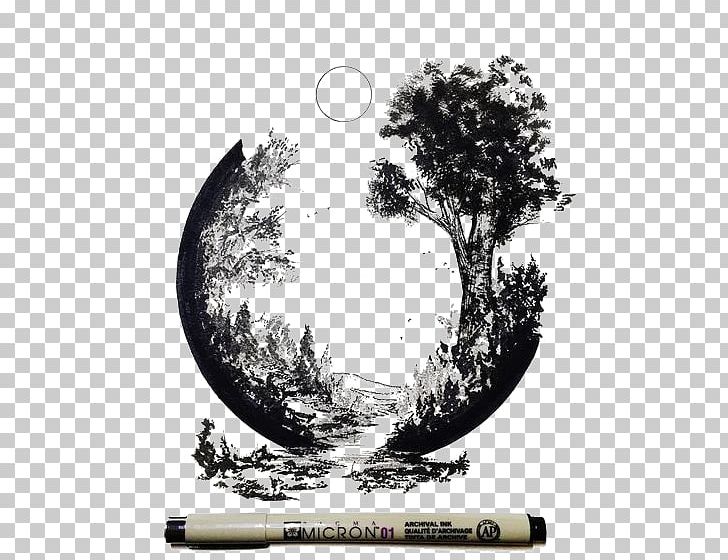 Drawing Pen Painting Illustration PNG, Clipart, Art, Black, Black And White, Brand, Brush Stroke Free PNG Download