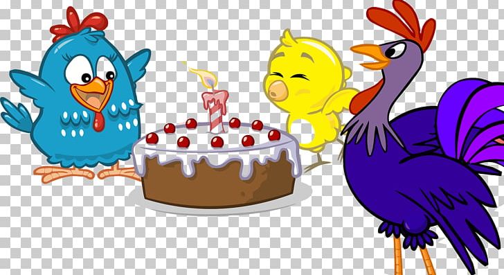 Rooster Chicken Galinha Pintadinha Cake Frosting & Icing PNG, Clipart, Animals, Art, Beak, Bird, Birthday Free PNG Download