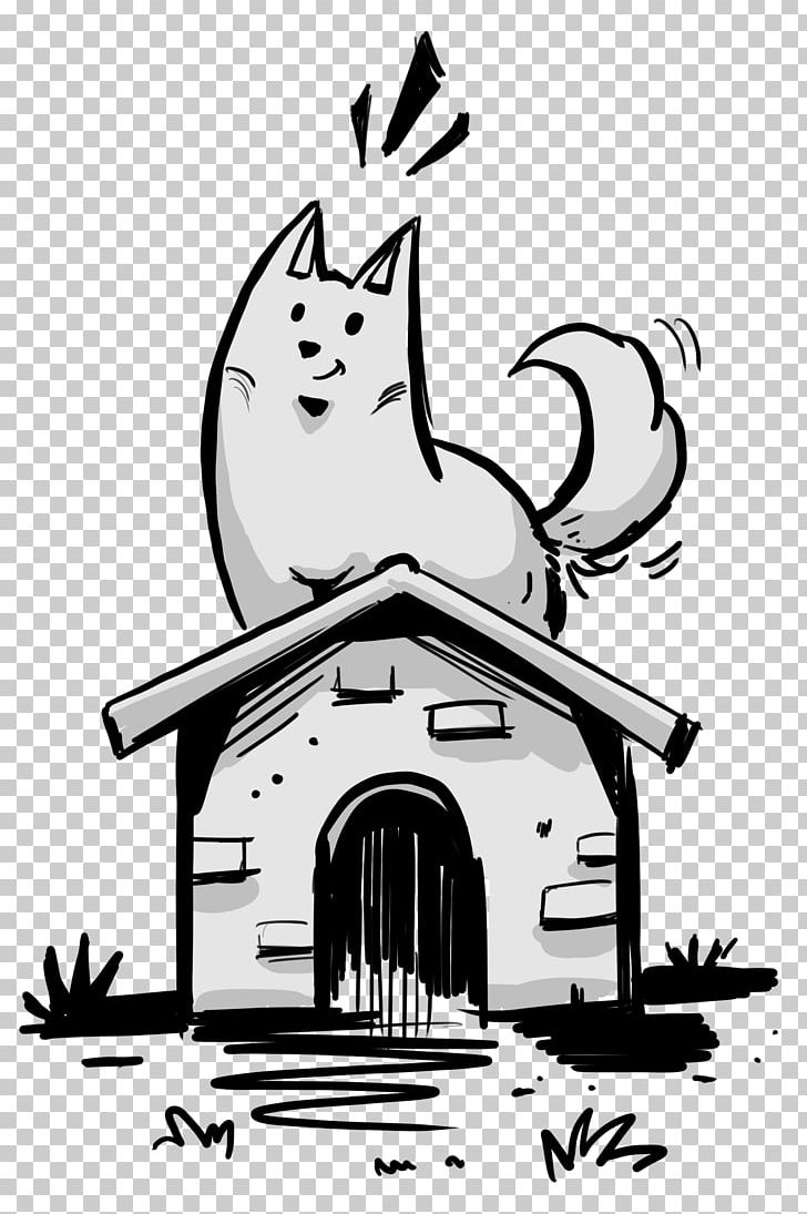Canidae Cat Dog Drawing PNG, Clipart, Animals, Art, Artwork, Bird, Black And White Free PNG Download
