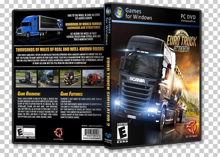 Euro Truck Simulator 2 Computer Software PC Game Video Game Xbox 360 PNG, Clipart, Brand, Computer Software, Download, Electronics, Euro Truck Simulator 2 Free PNG Download