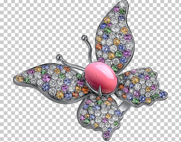 Butterfly Jewellery Pearl Gemstone Conch PNG, Clipart, Brooch, Butterflies And Moths, Butterfly, Clothing Accessories, Color Free PNG Download