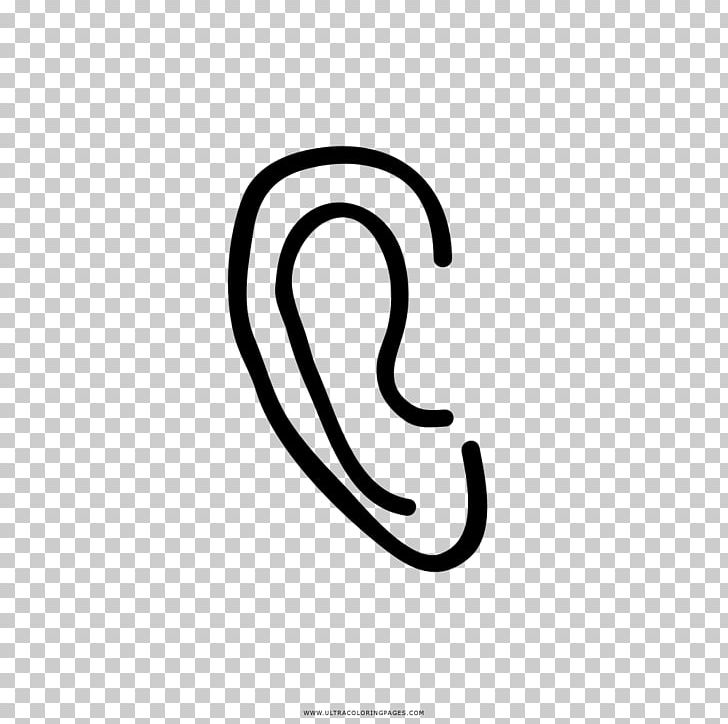 Drawing Ear Auricle Coloring Book PNG, Clipart, Auricle, Black, Black And White, Body, Body Jewelry Free PNG Download